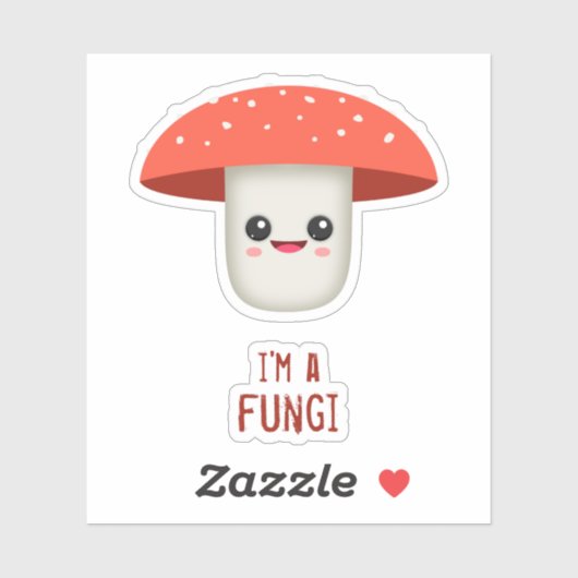 Ik ben een schimmels sticker (Vel)