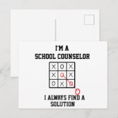 Ik ben een schooladviseur die ik altijd een oploss briefkaart (Voorkant / Achterkant)