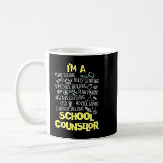Ik ben een schooladviseur die teruggaat naar schoo koffiemok