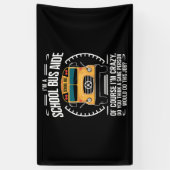 Ik ben een schoolbus Aide Funny Terug naar school Spandoek (Verticaal)