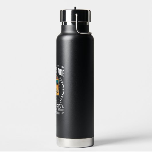 Ik ben een schoolbus Aide Funny Terug naar school Waterfles (Links)