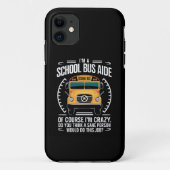 Ik ben een schoolbusassistent, grappig terug naar Case-Mate iPhone case (Achterkant)