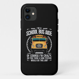 Ik ben een schoolbusassistent, grappig terug naar  Case-Mate iPhone case