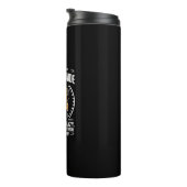 Ik ben een schoolbusassistent, grappig terug naar  thermosbeker (Geroteerd rechts)