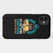 Ik ben een schoolbuschauffeur Case-Mate iPhone case (Achterkant (horizontaal))