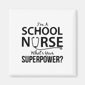 Ik ben een schoolverpleegster magneet (Voorkant)