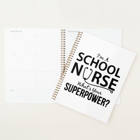 Ik ben een schoolverpleegster planner (Display)