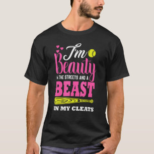 Ik ben een schoonheid in de straat en een beest in t-shirt