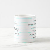 Ik ben een schrijver Motivatie gedicht gepersonali Koffiemok (Center)