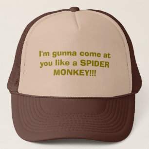 Ik ben een schutter die je als een SPIDER-MONKEY z Trucker Pet