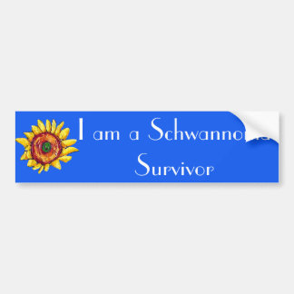 Ik ben een Schwannoma Survivor bumper sticker