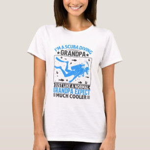 Ik ben een Scuba Diving Opa Grappig T-shirt