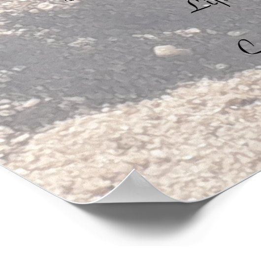 Ik ben een Seashell 24x24Matte Poster of Digital v (Hoek)