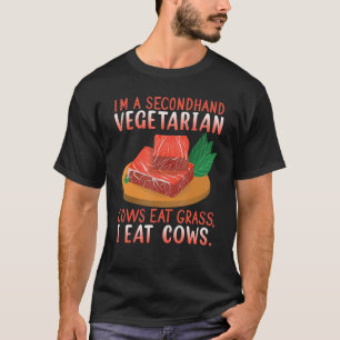 Ik ben een Secundaire vegetariër Vegan T-shirt