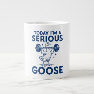 Ik ben een serieus ganzenfitness grote koffiekop