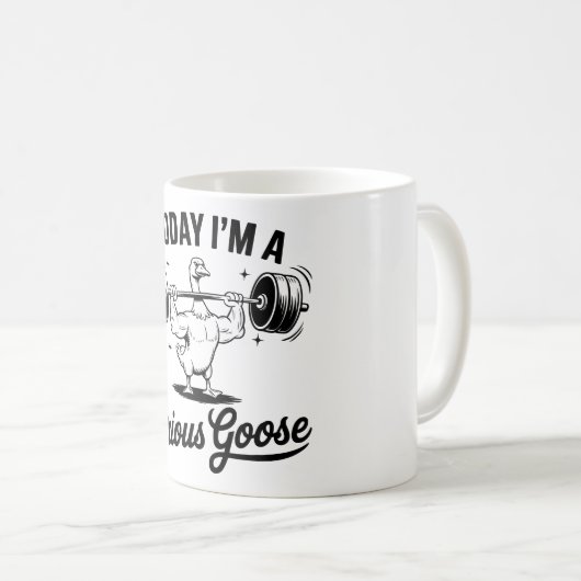 "Ik ben een serieuze gans" Mok (Voorkant rechts)