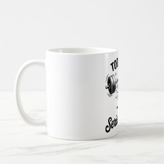 "Ik ben een serieuze gans" Mok (Links)