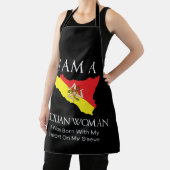 Ik ben een Siciliaanse vrouw T-Shirt Schort (Insitu)