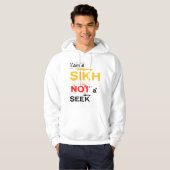 Ik ben een sik, geen zoektocht hoodie (Voorkant volledig)