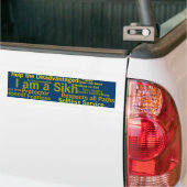 Ik ben een Sikh Bumpersticker (Op Truck)