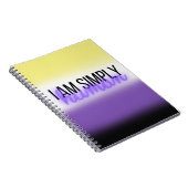 Ik ben een simpel mens | Niet-bindend | LGBTQ+-not Notitieboek (Rechterzijde)