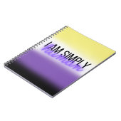 Ik ben een simpel mens | Niet-bindend | LGBTQ+-not Notitieboek (Linkerzijde)