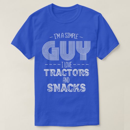 Ik ben een simpele vent t-shirt (Design voorkant)
