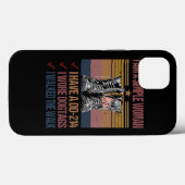 Ik ben een simpele vrouw... ik heb twee dd vier... Case-Mate iPhone case (Achterkant (horizontaal))