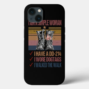Ik ben een simpele vrouw... ik heb twee dd vier... Case-Mate iPhone case
