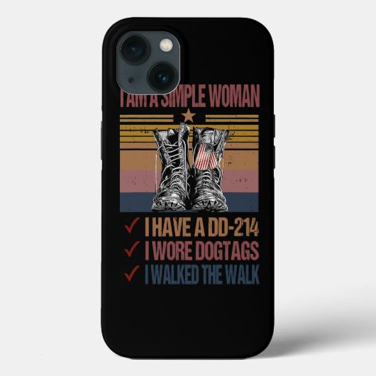 Ik ben een simpele vrouw... ik heb twee dd vier... Case-Mate iPhone case (Achterkant)