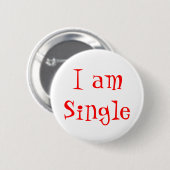 Ik ben een single pin ronde button 5,7 cm (Voorkant /achterkant)