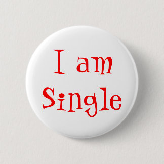 Ik ben een single pin ronde button 5,7 cm