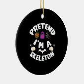 Ik ben een Skeleton Halloween Costume Giff Keramisch Ornament (Rechts)