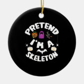 Ik ben een Skeleton Halloween Costume Giff Keramisch Ornament (Voorkant)