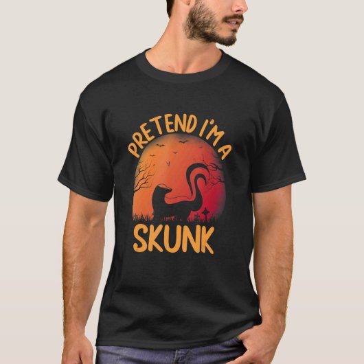 Ik ben een Skunk Group Matching Halloween Holid T-shirt (Voorkant)