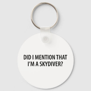 Ik ben een Skydiver Sleutelhanger