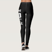 Ik ben een Skydiving papa TShirt Leggings (Achterkant)