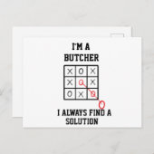 Ik ben een slager die ik altijd een Briefkaart van (Voorkant / Achterkant)