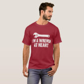 Ik ben een Sleutel in Hart Monteur T-shirt (Voorkant volledig)
