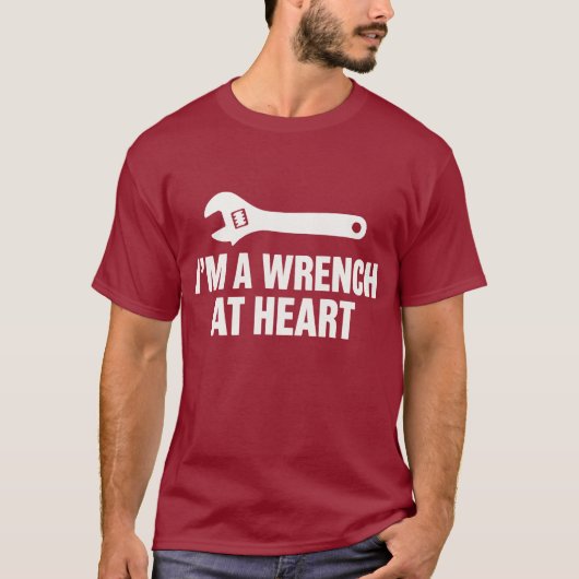 Ik ben een Sleutel in Hart Monteur T-shirt (Voorkant)