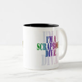 Ik ben een sloppenwijk diva union8union+8a tweekleurige koffiemok (Voorkant rechts)