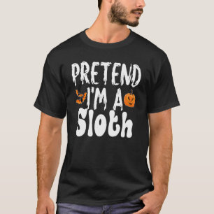 Ik ben een Sloth Halloween Costume Party. T-shirt