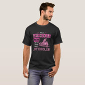 Ik ben een snowmobile-moeder zoals een normale moe t-shirt (Voorkant volledig)