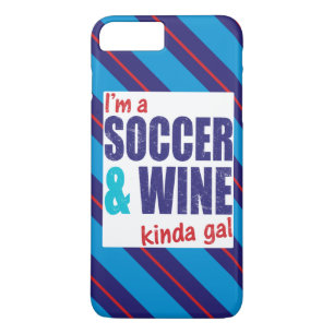 Ik ben een Soccer & Wine Kinda Gal Mobile Hoesje