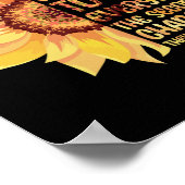 Ik ben een sociale werker school Zonnebloem Geeste Poster (Hoek)