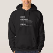 Ik ben een softwareontwikkelaar Grappig Programmee Hoodie (Voorkant)