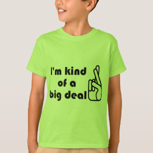 Ik ben een soort Big Deal Funny Kinder T-shirt