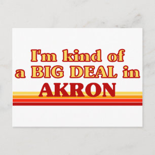 Ik ben een soort BIG DEAL in Akron Briefkaart