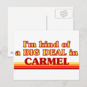 Ik ben een soort BIG DEAL in Carmel Briefkaart (Voorkant / Achterkant)