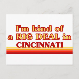 Ik ben een soort BIG DEAL in Cincinnati Briefkaart